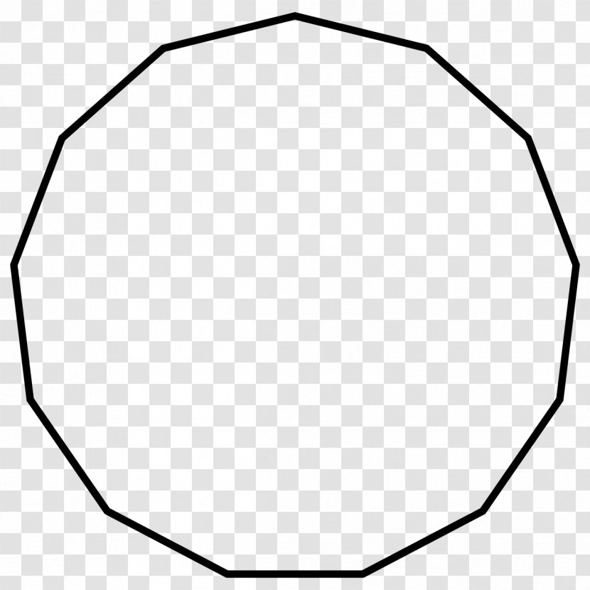 Pentadecagon Regular Polygon Tridecagon Internal Angle - Leaf - Shape Transparent PNG