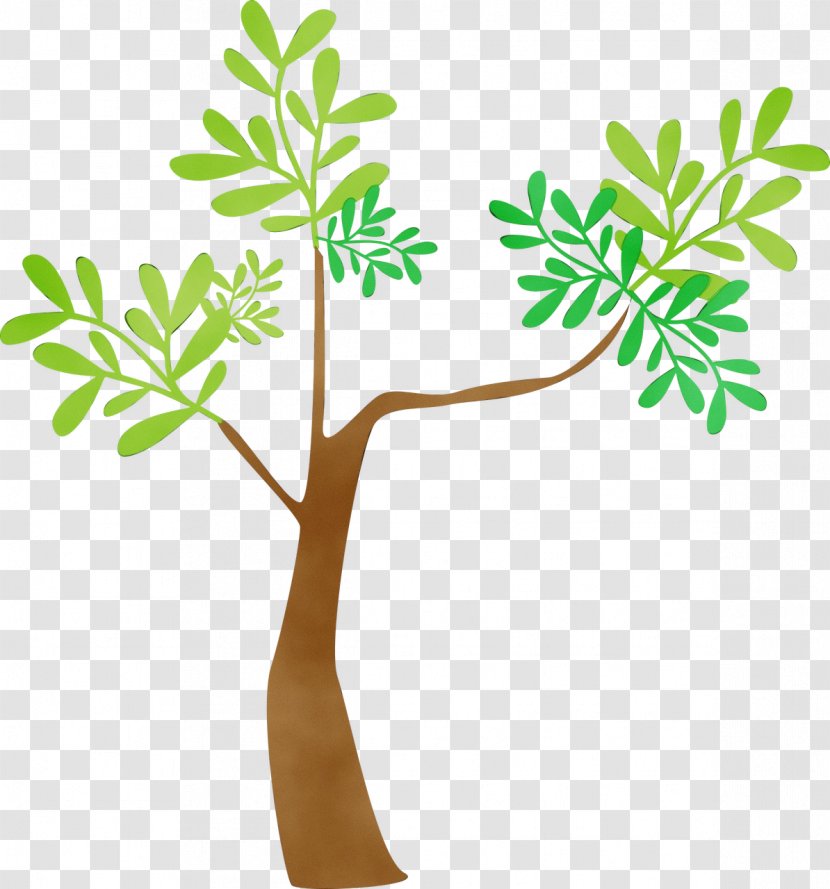 Branch Plant Stem Flower Leaf Line - Plants - Tree Transparent PNG