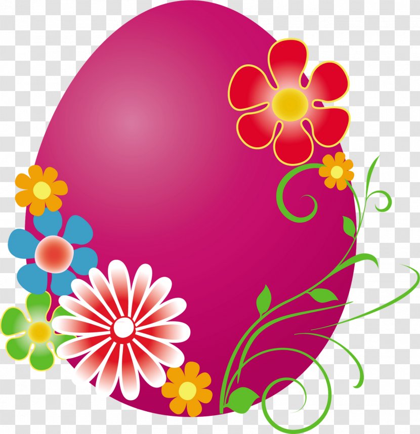 Easter Bunny Happiness Egg Clip Art - Flora Transparent PNG