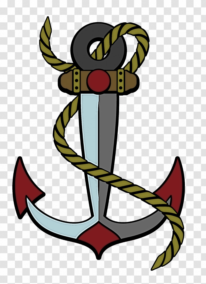 Anchor Symbol Plant Emblem Transparent PNG