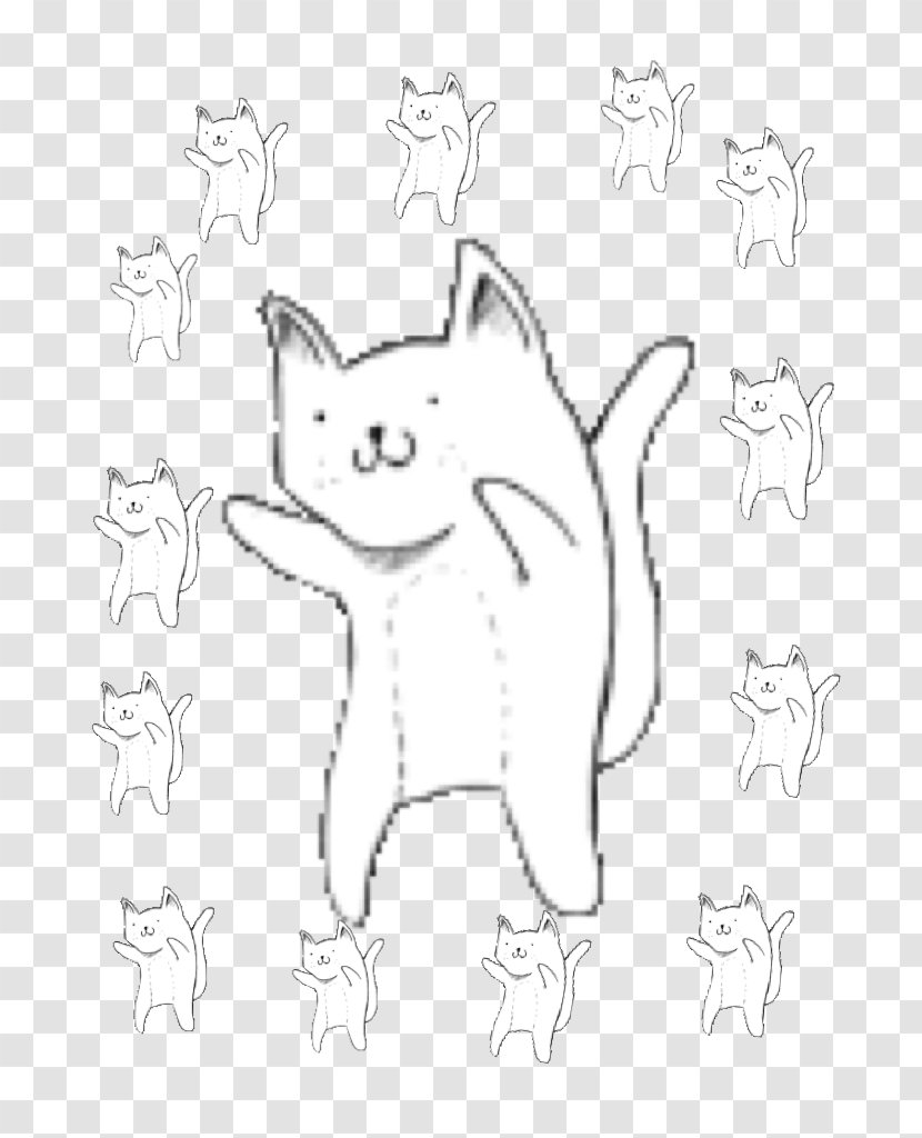 Cat Kitten Drawing GIF Art - Flower Transparent PNG