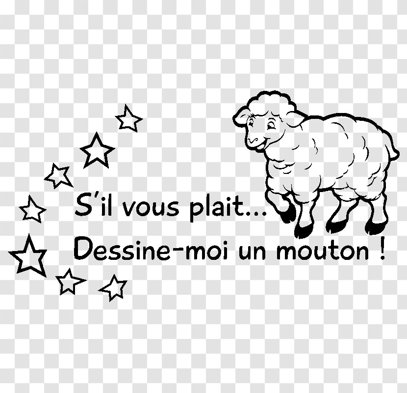 Sheep Sticker Drawing Quotation Clip Art - Le Petit Prince Transparent PNG