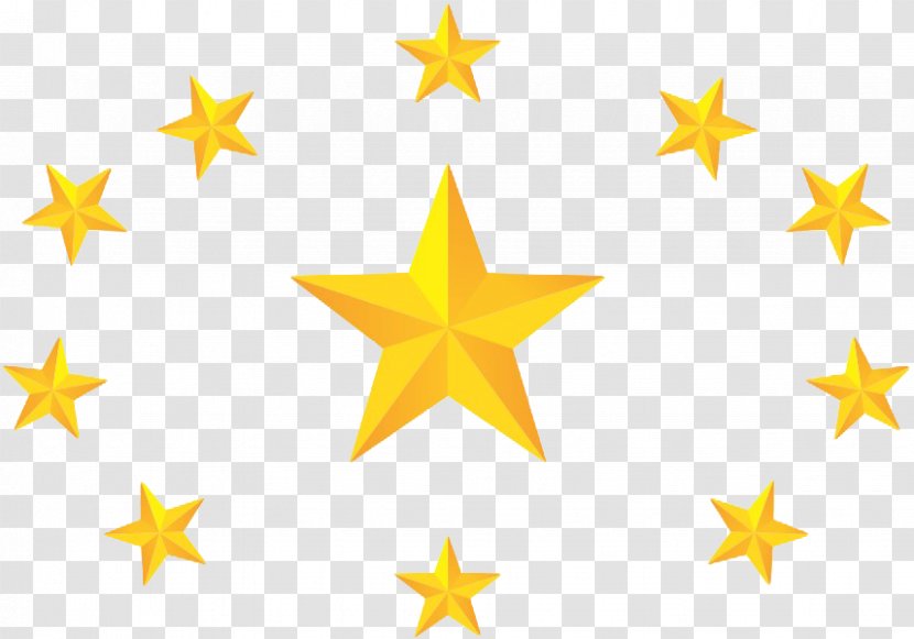 Textile Star Material - Greek Super Cup - Surrounded By Gold Stars Transparent PNG
