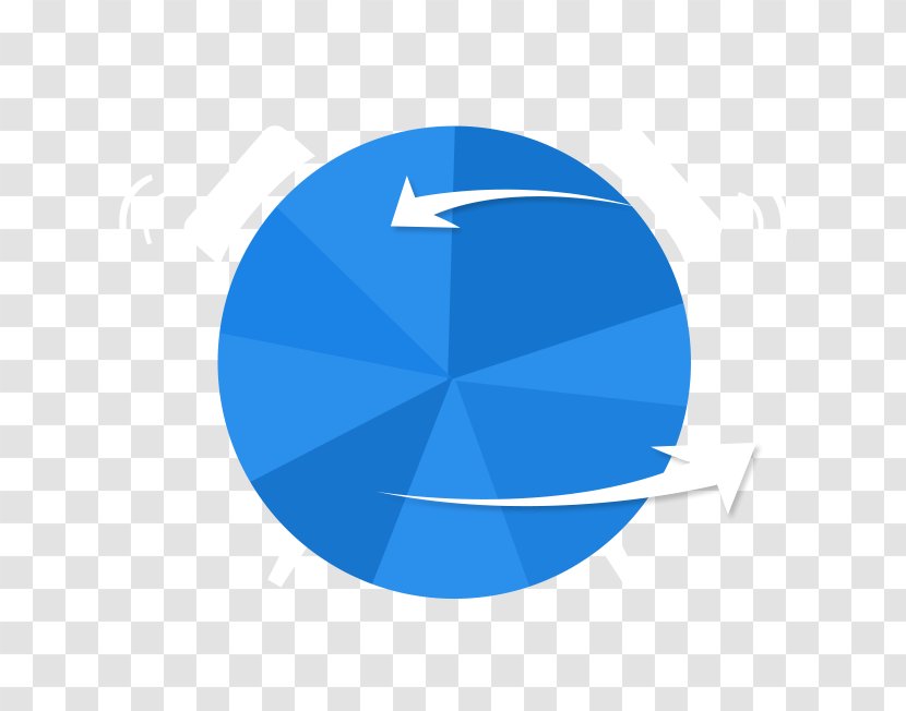Circle Area Font - Blue - Gradient Alarm Clock Creative Transparent PNG