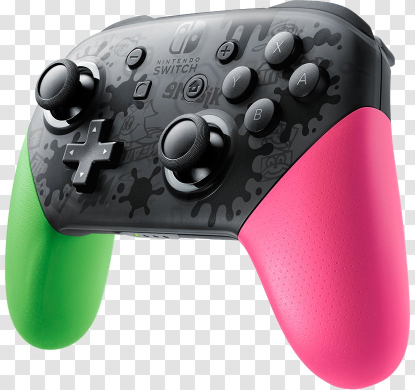 Splatoon 2 Nintendo Switch Pro Controller Game Controllers - Joystick Transparent PNG