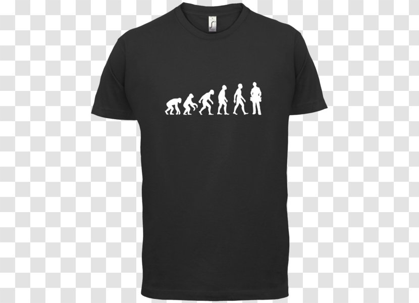 T-shirt Clothing Hoodie Crew Neck - Brand - Evolution Of Man Transparent PNG