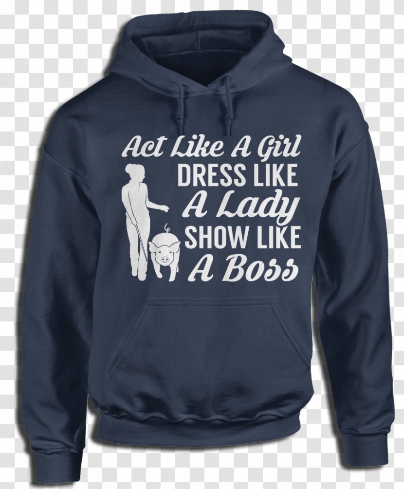 Hoodie T-shirt Sweater Bluza - Tshirt - Boss Lady Transparent PNG