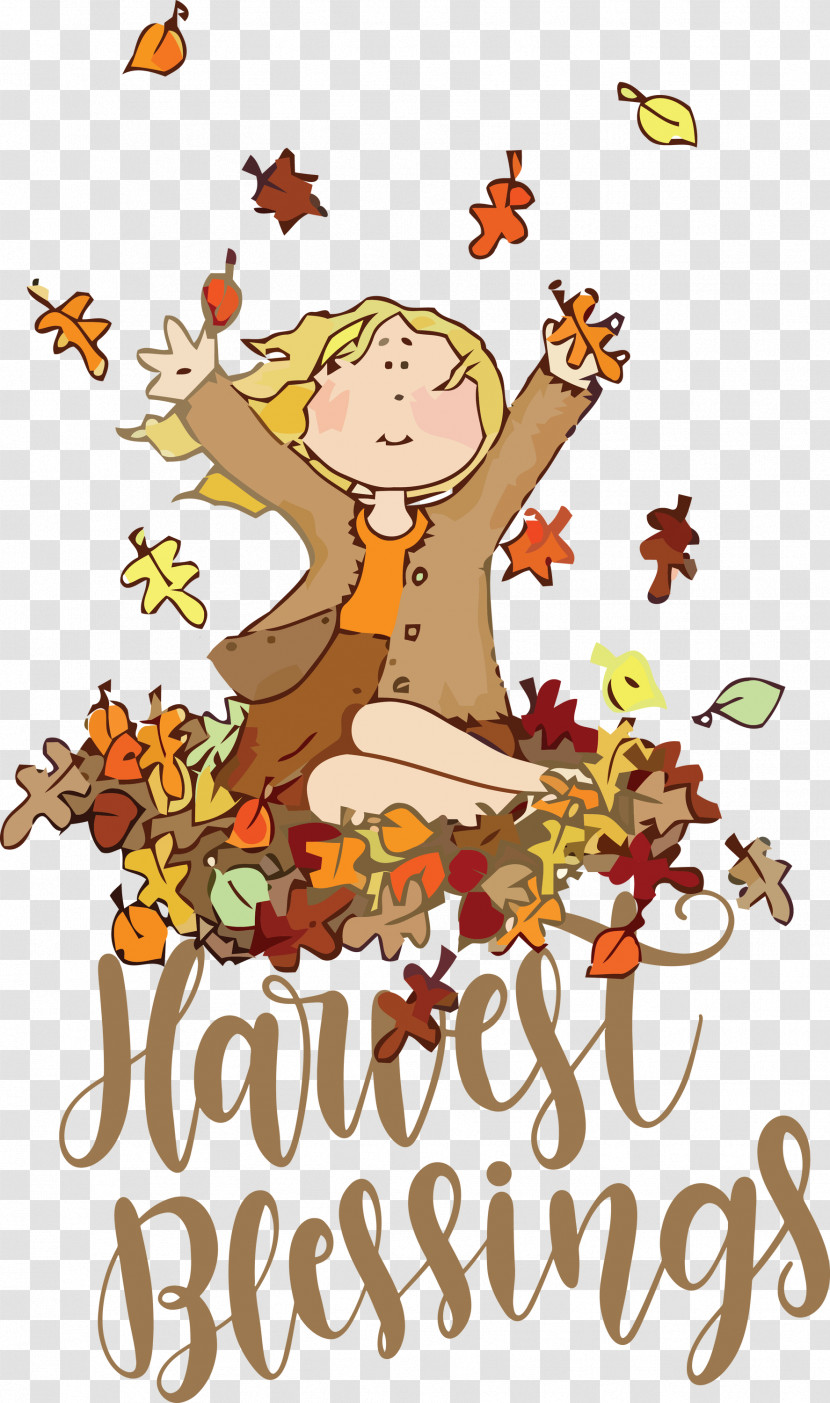 Harvest Blessings Thanksgiving Autumn Transparent PNG