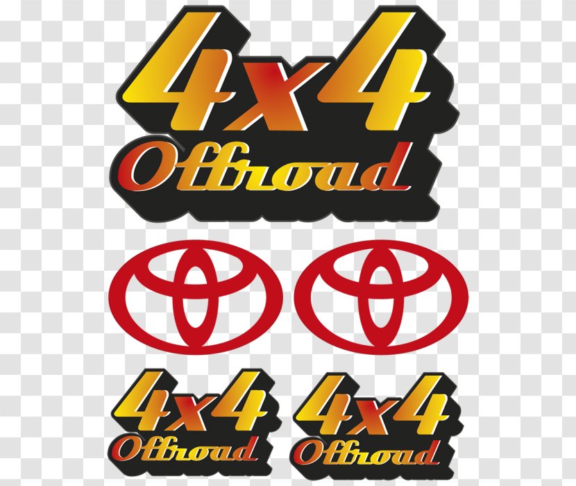 Toyota Logo Brand Sticker Font - Offroading Transparent PNG
