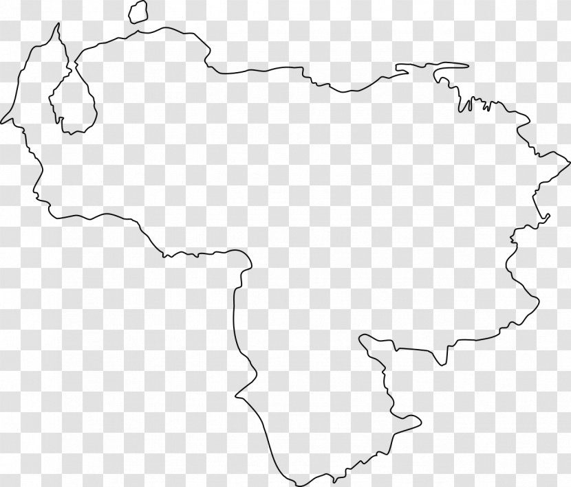 Flag Of Venezuela Map Clip Art - Artwork Transparent PNG