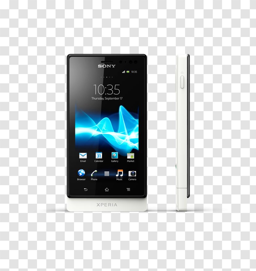 Sony Xperia Sola P U Acro S - Silhouette - Smartphone Transparent PNG