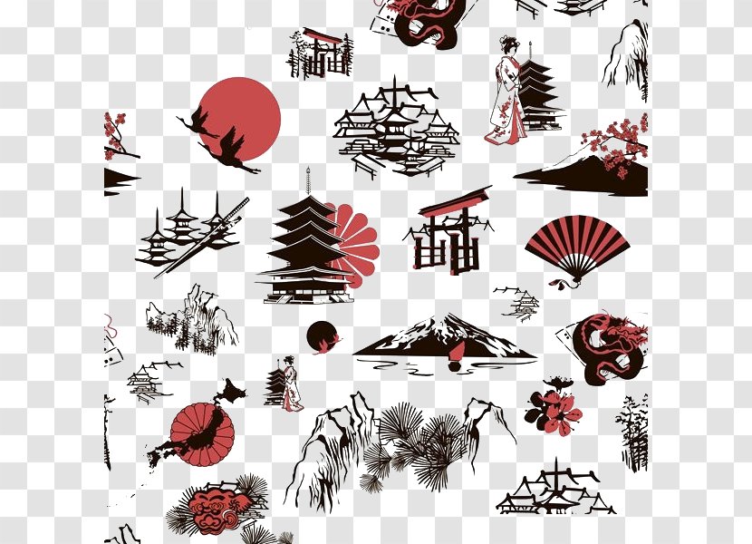 Japan Stock Illustration Royalty-free Clip Art - Photography - Japanese Element Vector Transparent PNG