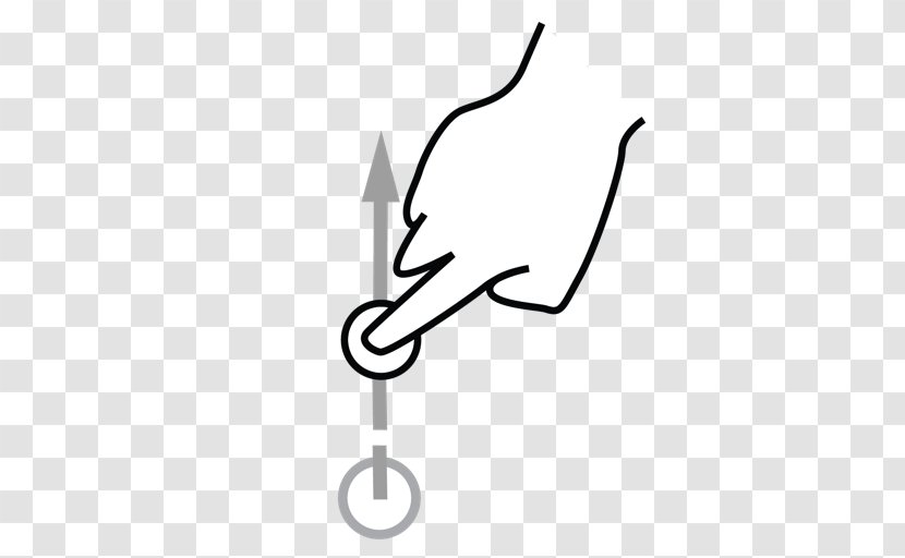 Swipe Icon Finger Left And Right Tap - Tree Transparent PNG