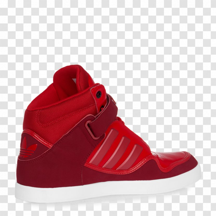 Skate Shoe Sneakers Basketball Suede - Running - Red Cardinal Transparent PNG