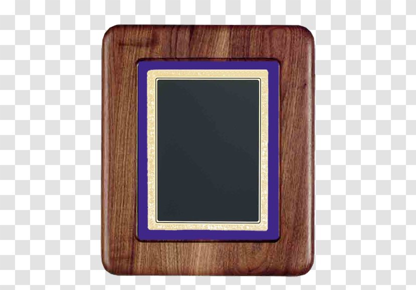 Wood Stain Rectangle Cobalt Blue - Brown - Wooden Plaque Transparent PNG
