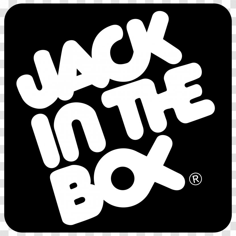 Hamburger Fast Food Jack In The Box Logo - Jackintheboxblackandwhite Transparent PNG