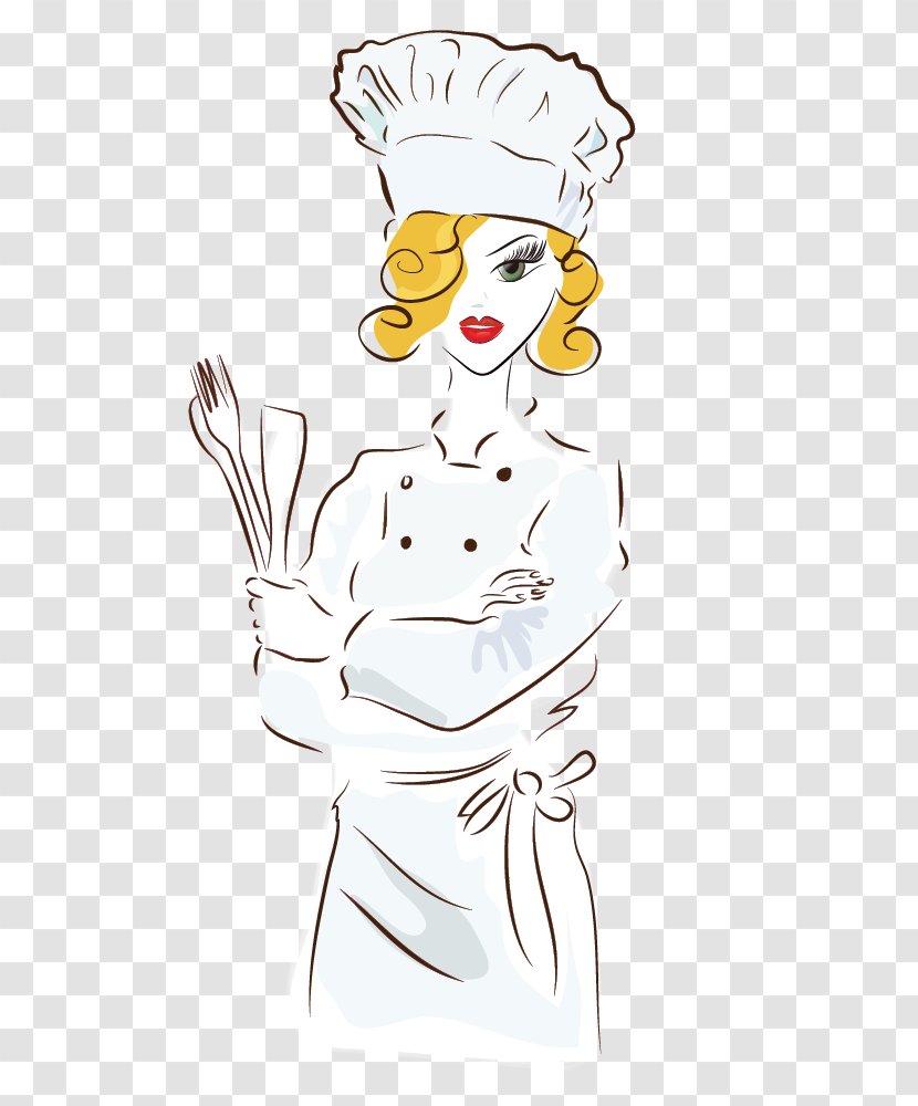 Vector Graphics Illustration Cook Design Image - Gesture - Bealty Cartoon Transparent PNG