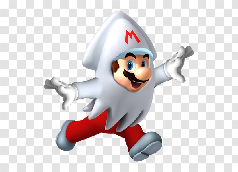 Super Mario Bros. Party 8 3D Land - Blooper Transparent PNG