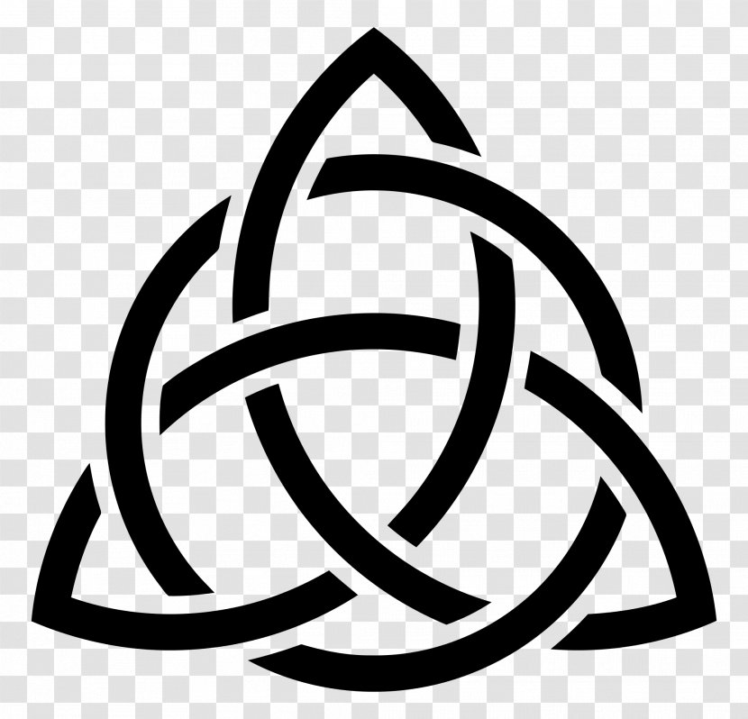 Triquetra Celtic Knot Trinity Symbol - Lucky Symbols Transparent PNG