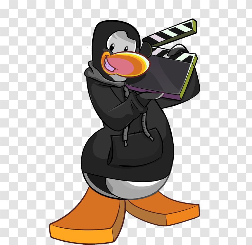 Club Penguin Flightless Bird Black Transparent PNG