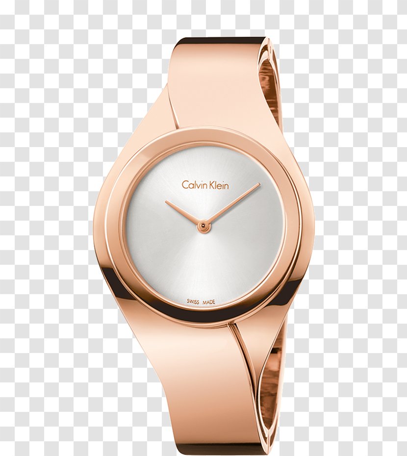 Calvin Klein Watch Gold Bangle Bracelet - Brand Transparent PNG