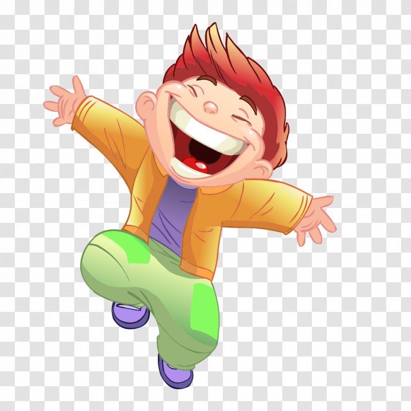 Child Animation Illustration - Games - Painted Excited Children Transparent PNG