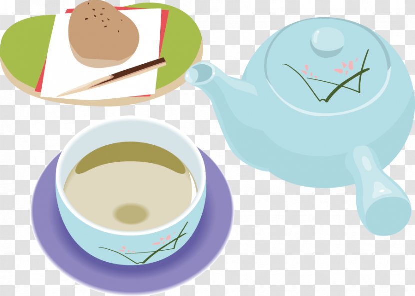 Wagashi Green Tea Manjū Sweet Roll - Matcha Transparent PNG
