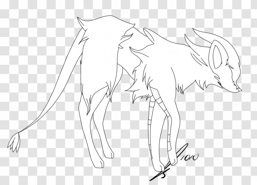 Mane Sketch Mustang Drawing Line Art - Fictional Character Transparent PNG