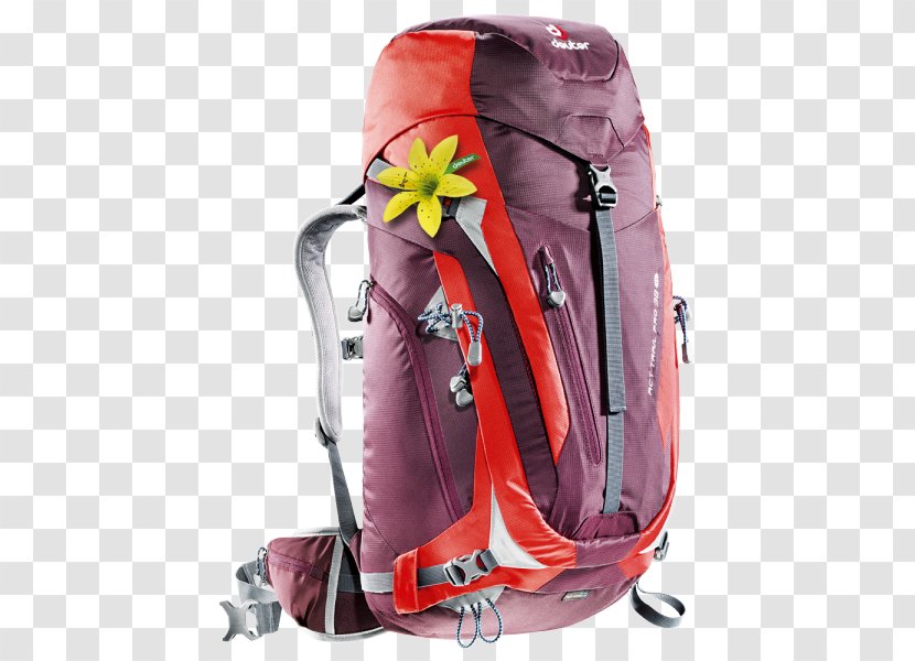 Backpack Deuter Sport ACT Trail 30 Lite 40 + 10 60+10 SL - Act 6510 Transparent PNG