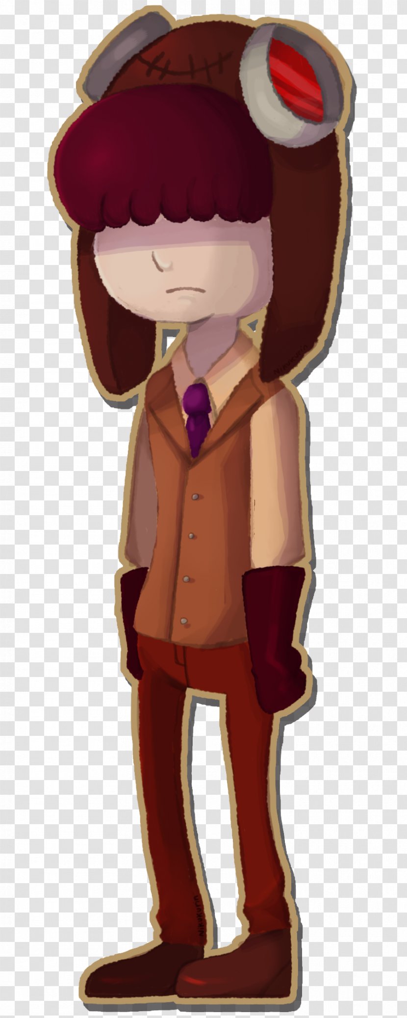 Cartoon Maroon Figurine Character - Art - Unfairly Prosecuted Persons Day Transparent PNG