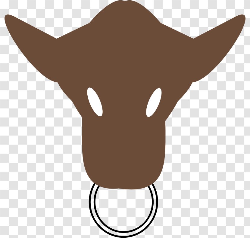 Cattle Bull Ox Clip Art - Head Transparent PNG