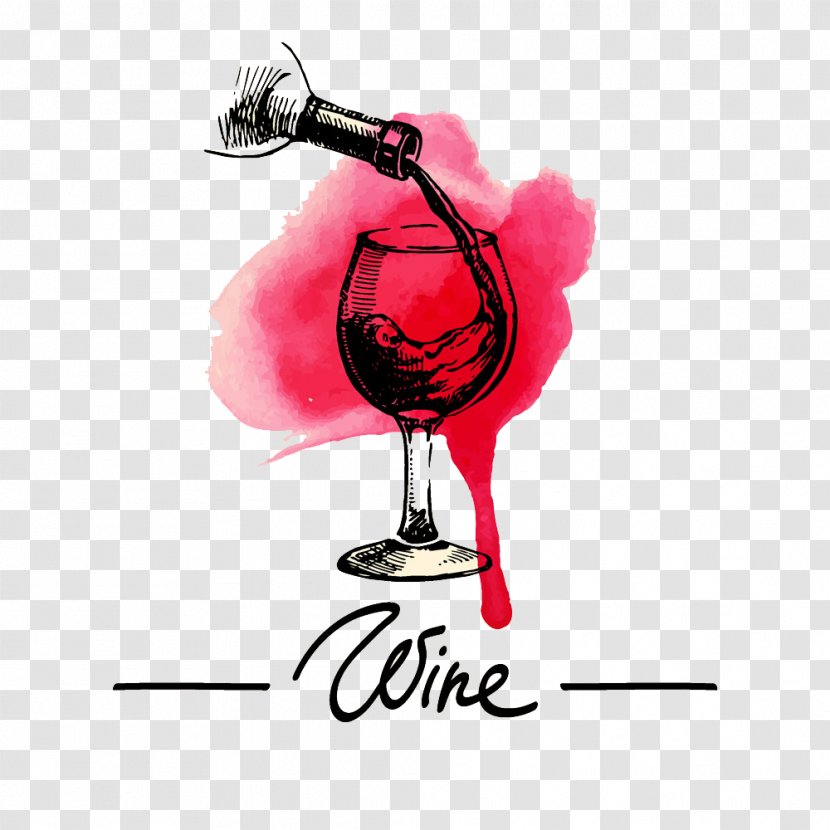 Wine Common Grape Vine Drawing Clip Art - Red Transparent PNG