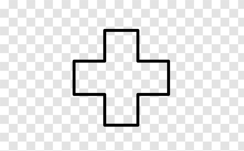 Line Rectangle Area Symmetry - Cross Transparent PNG