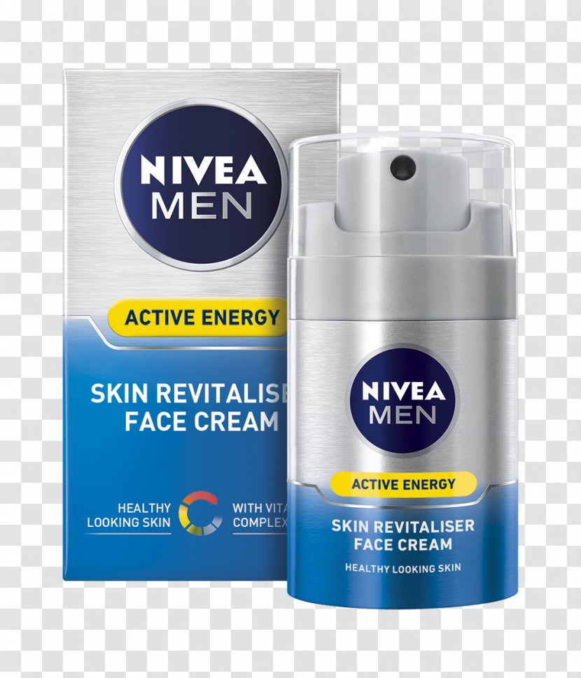 NIVEA Men Active Energy Gesichtspflege Creme Cream Skin Cosmetics - Care - Nivea Transparent PNG