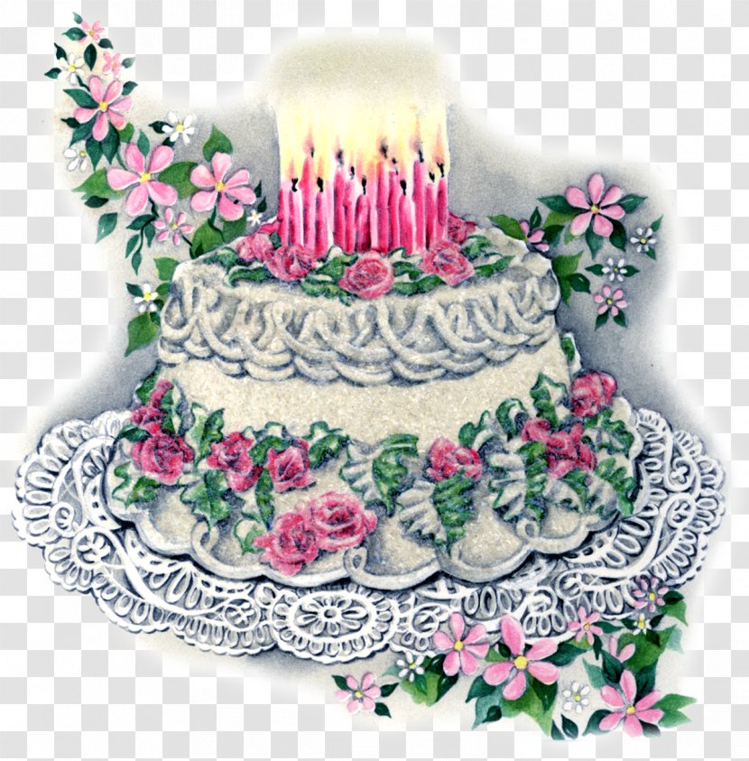 Royal Icing Birthday Cake Sugar Torte Decorating - Frosting Transparent PNG