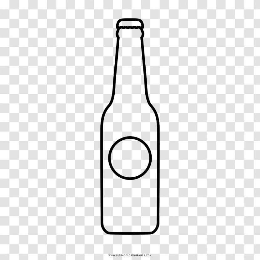 Beer Bottle Drawing Glass Coloring Book Transparent PNG