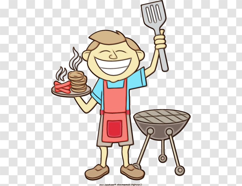 Borders Clip Art Barbecue Image Free Content - Cartoon - Pleased Transparent PNG
