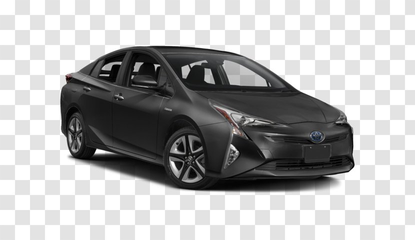 2018 Toyota Prius Three Touring Hatchback Car Transparent PNG