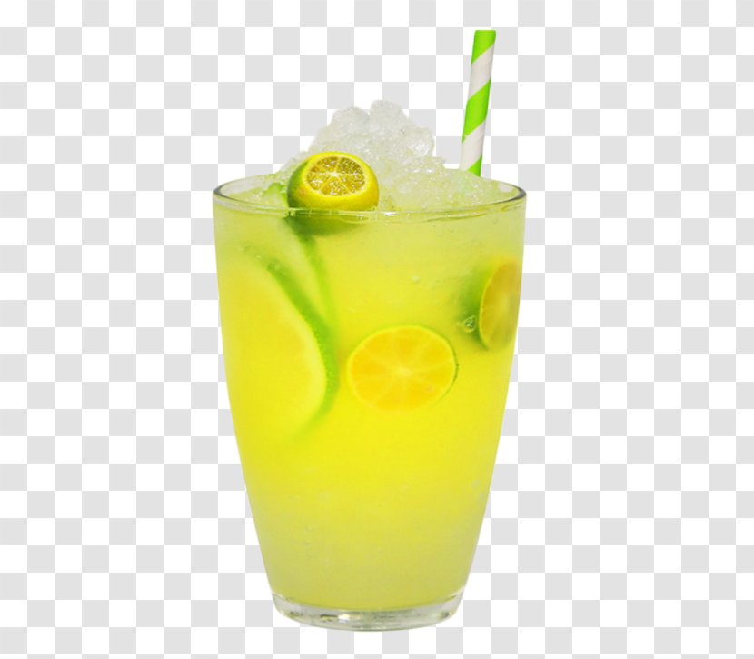 Iced Tea Smoothie Lemonade Green - Limonana - Delicious Kumquat Lemon Juice Material Picture Transparent PNG