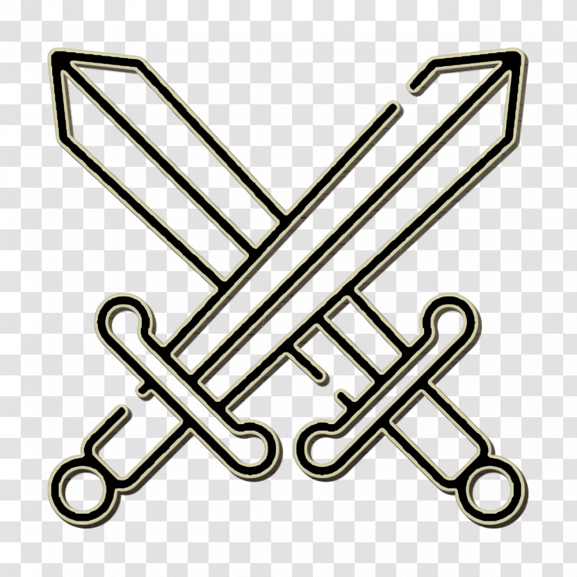 Medieval Icon War Icon Swords Icon Transparent PNG