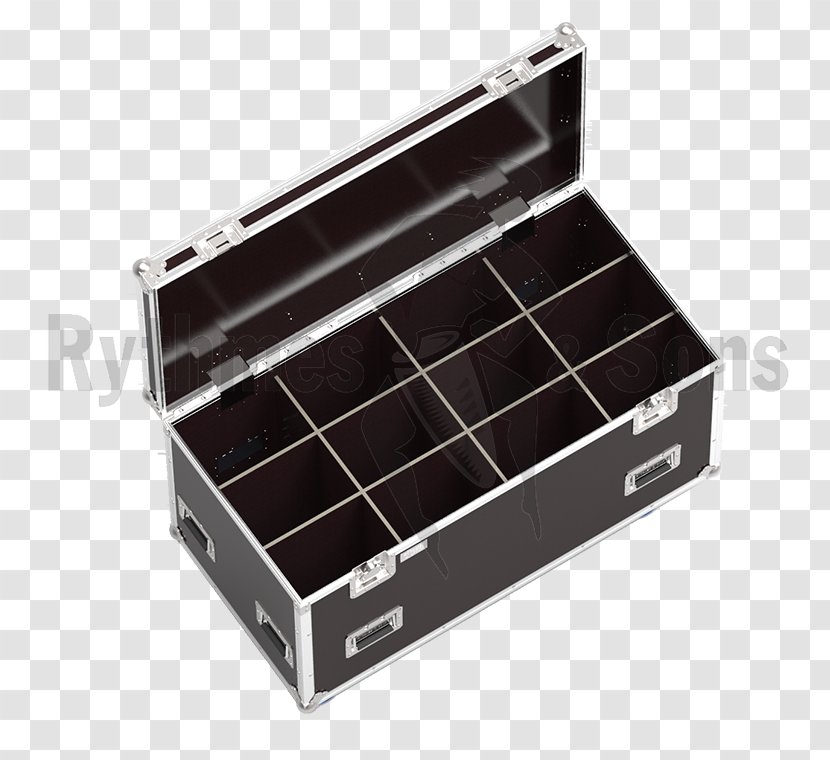 Road Case Intelligent Lighting Spotlight - Wooden Briefcase Kit Transparent PNG