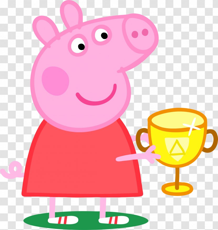 Daddy Pig Domestic Entertainment One Television Show Animated Cartoon - Smile Transparent PNG