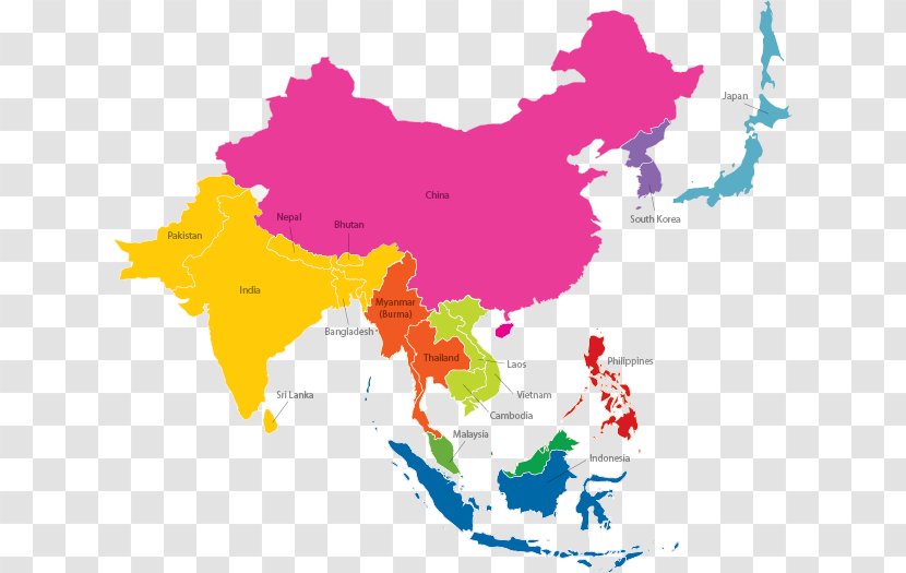 Southeast Asia Asia-Pacific Globe Vector Graphics Royalty-free - Mapa Polityczna Transparent PNG