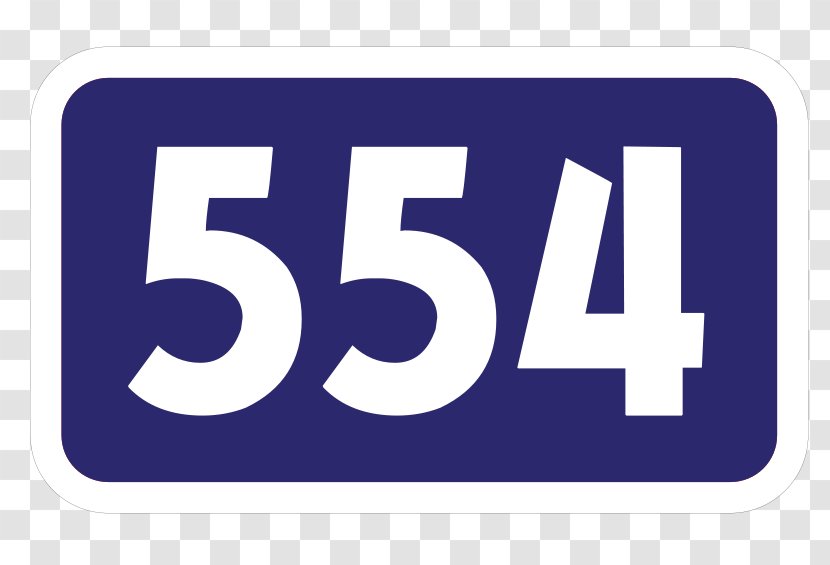 Second-class Roads In The Czech Republic Route II/554 II/534 II/550 II/552 - Number - Text Transparent PNG