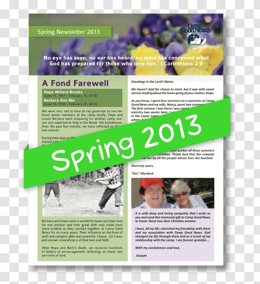 Newsletter Product Leadership Brochure Campervans - Greeting - Spring Camp Transparent PNG