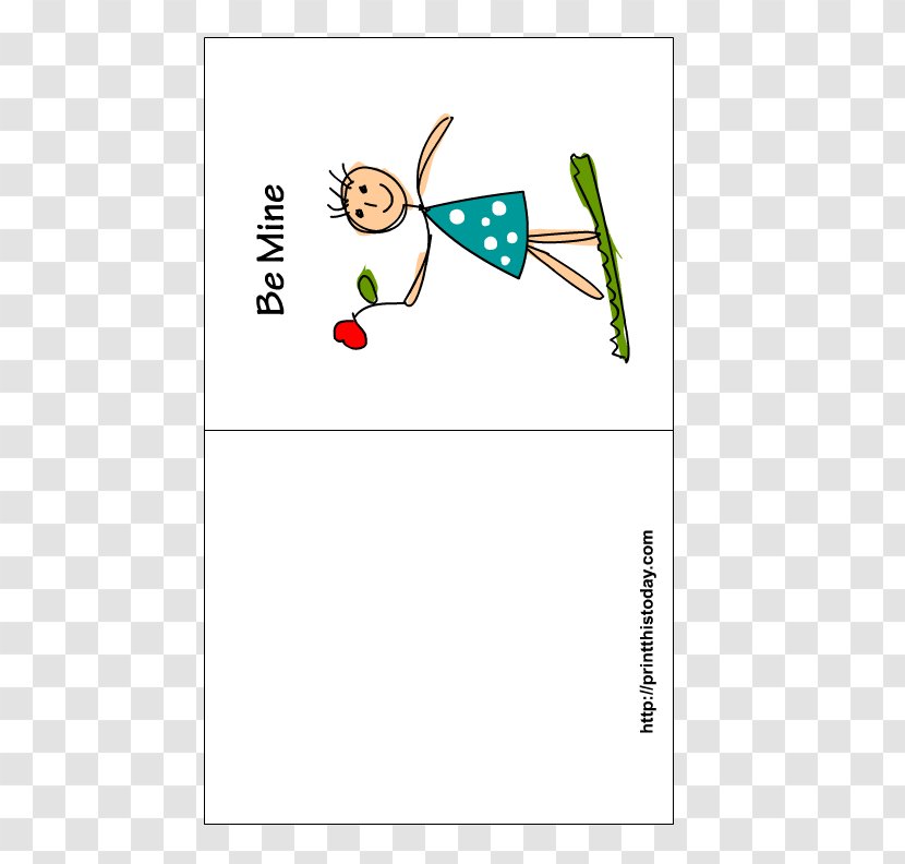 Valentine's Day Greeting & Note Cards Heart Love Cartoon - Area Transparent PNG