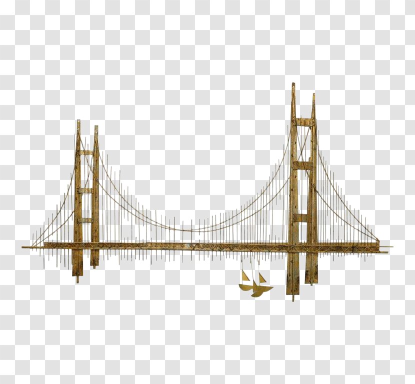 Golden Gate Bridge Sculpture Clifton Suspension Art - Structure Transparent PNG