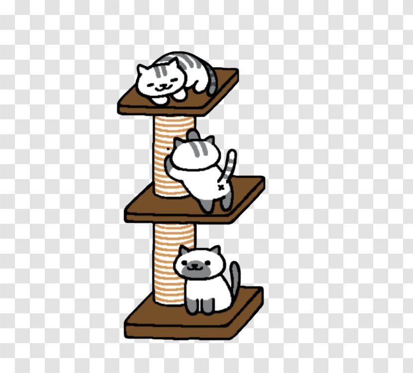 Clip Art Cat Tree Neko Atsume S'more - Area - Rip Transparent Transparent PNG