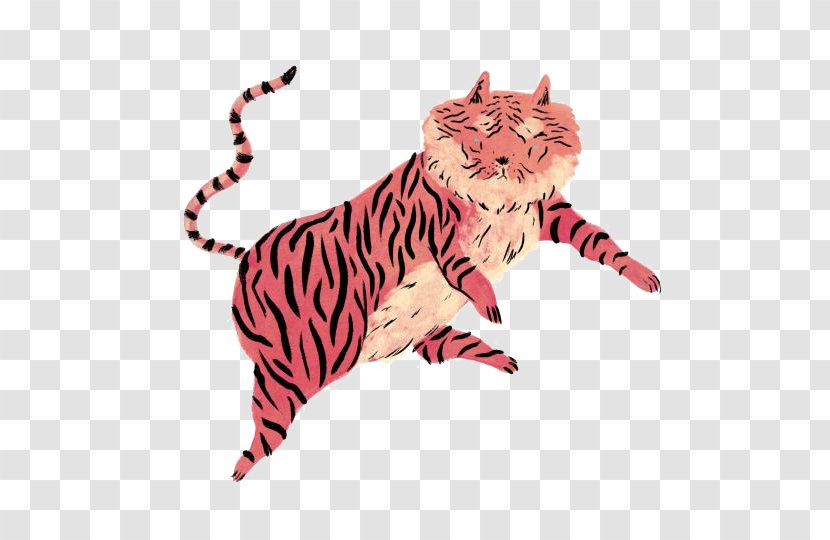 Tiger Whiskers Illustration - Art - Hand-painted Transparent PNG