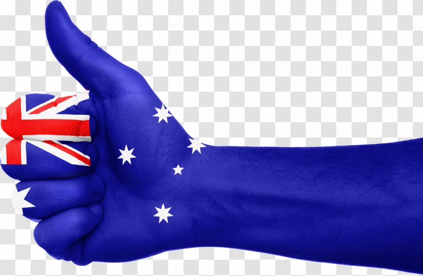 Flag Of Australia Aussie Day - Hand Transparent PNG